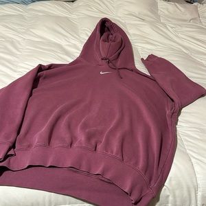 PURPLE Middle Swoosh Nike Hoodie!